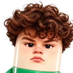 his face, mid-stream, already annoyed at chat